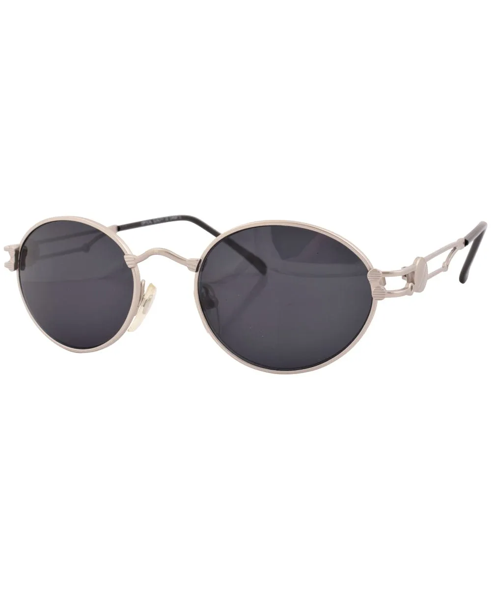 VAULT Silver/SD Oval Sunglasses sold by Giant Vintage product image thumbnail 2