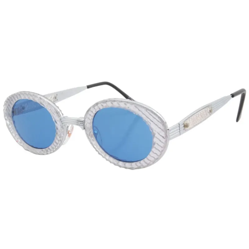 SPACELAND Blue Oval Sunglasses sold by Giant Vintage