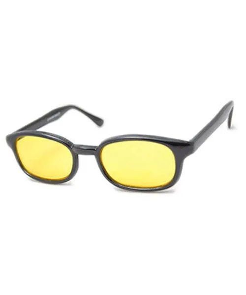 ANARCHY Yellow Classic Colored Square Sunglasses sold by Giant Vintage product image thumbnail 2
