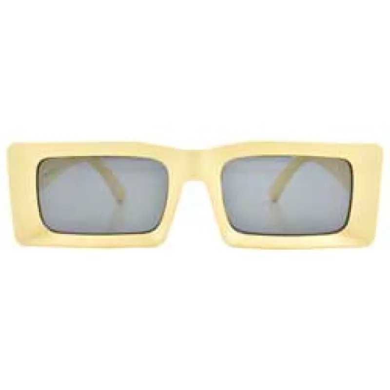 DEUCE Yellow Mod Square Sunglasses sold by Giant Vintage