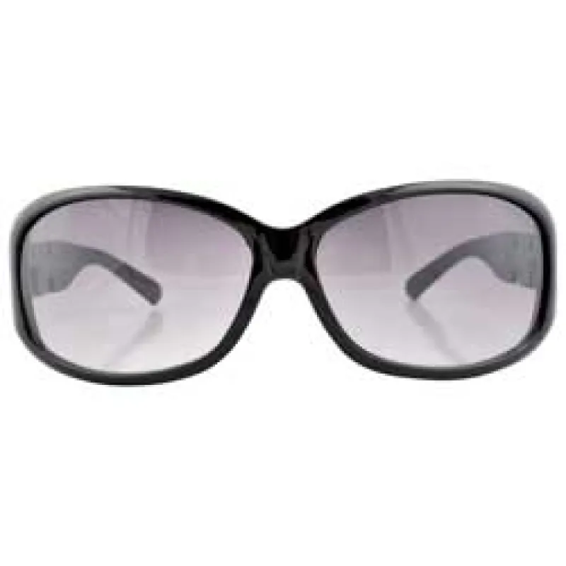 CHRISTIE Black Fashion-Forward Y2K Sunglasses sold by Giant Vintage