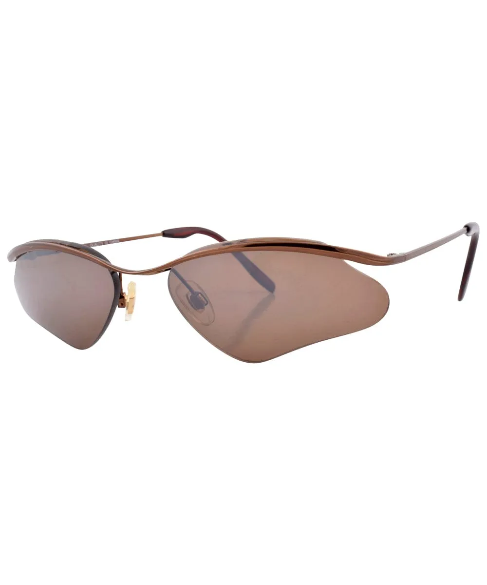KID KNEE Copper Cat-Eye Sunglasses sold by Giant Vintage product image thumbnail 2