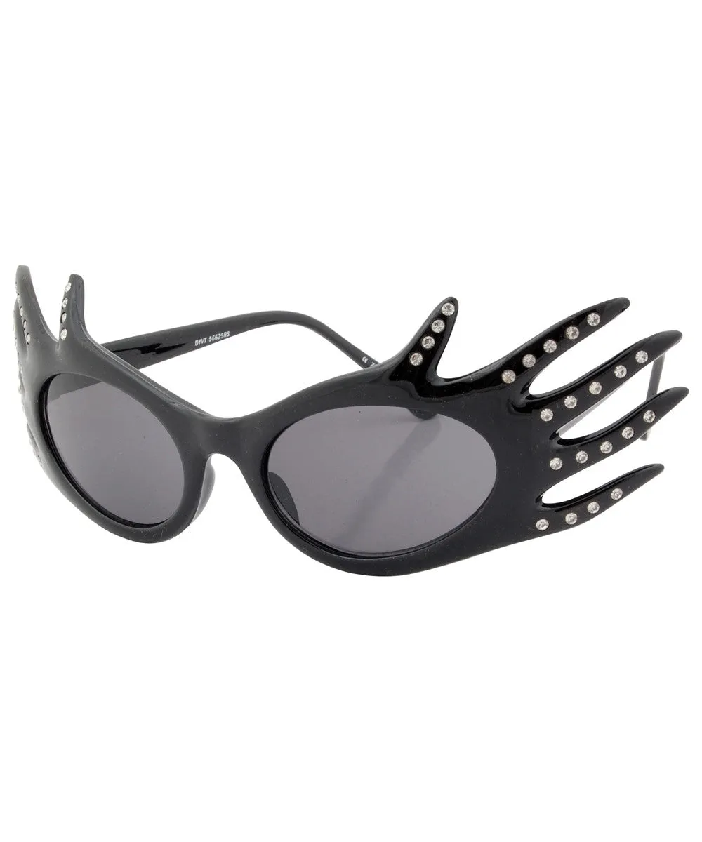 DIVINE Black/SD 80s Sunglasses sold by Giant Vintage product image thumbnail 3