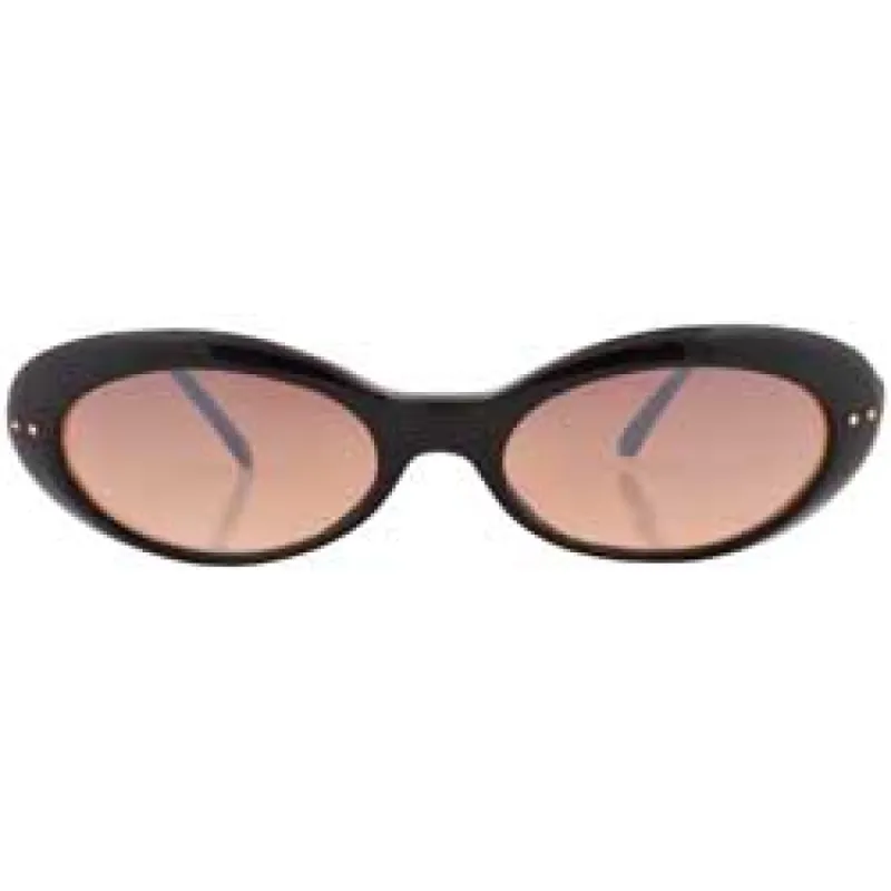 OVALDO Black/Sunset Oval Sunglasses sold by Giant Vintage