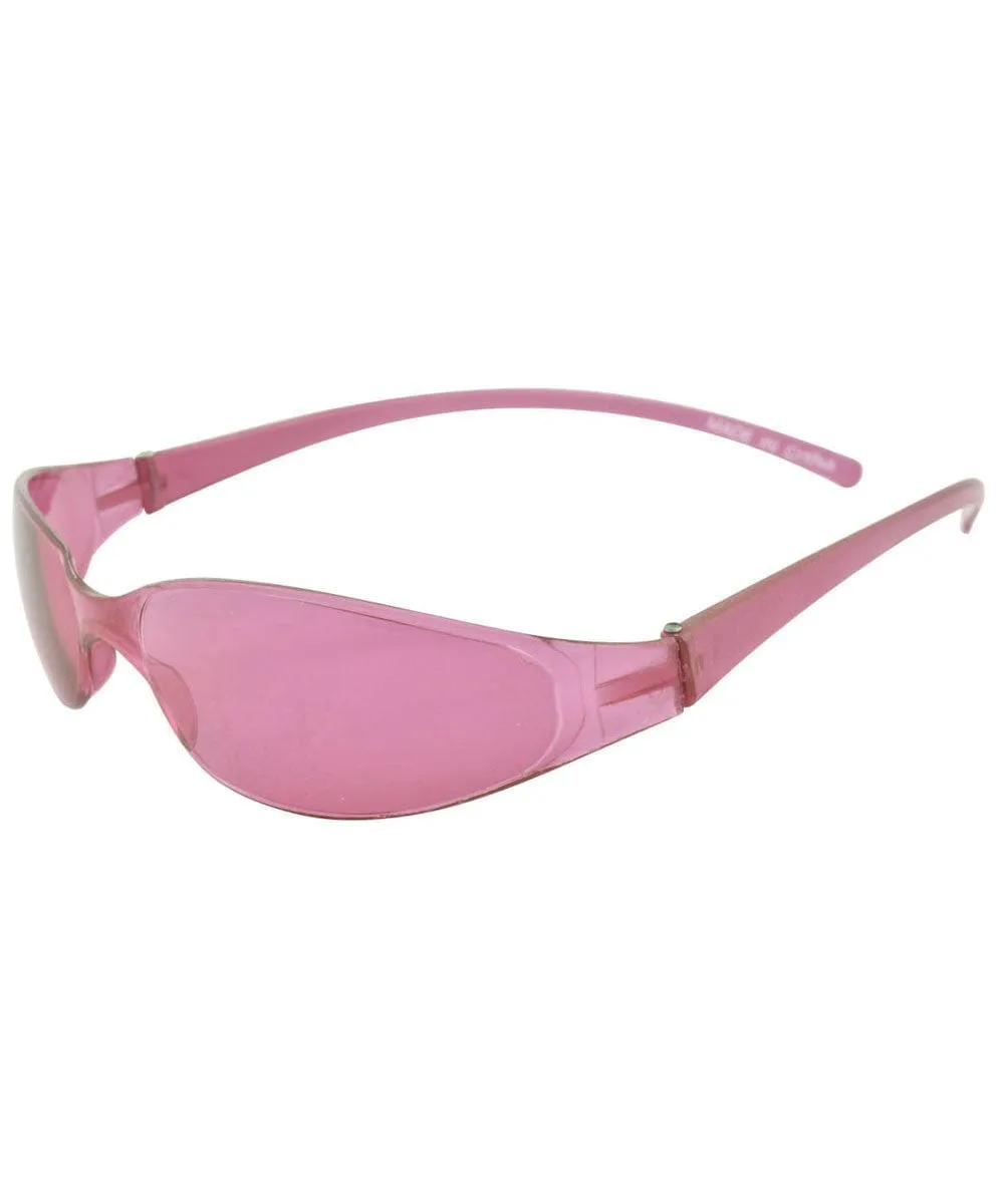 QUANTO Pink Rimless Sunglasses sold by Giant Vintage product image thumbnail 2