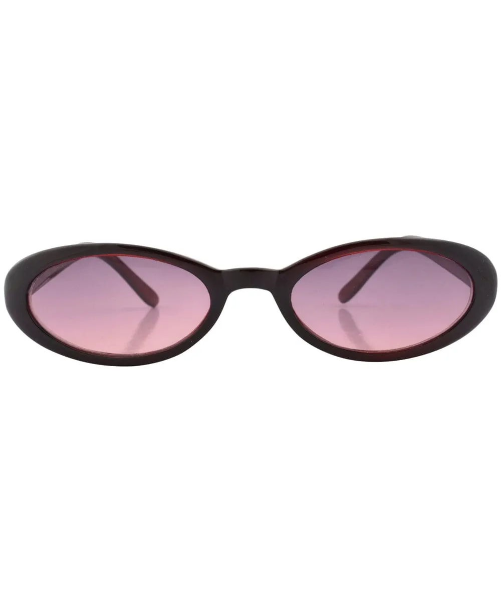 CHIKLET Cherry Oval Sunglasses sold by Giant Vintage product image thumbnail 3