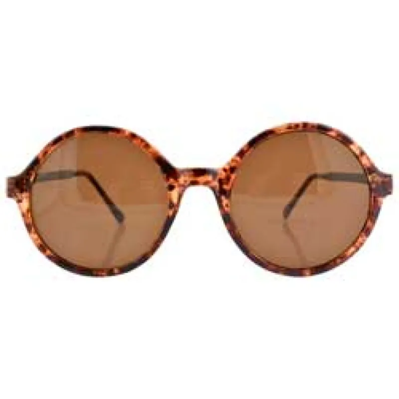 STORIES Tobacco/Brown Round Sunglasses sold by Giant Vintage