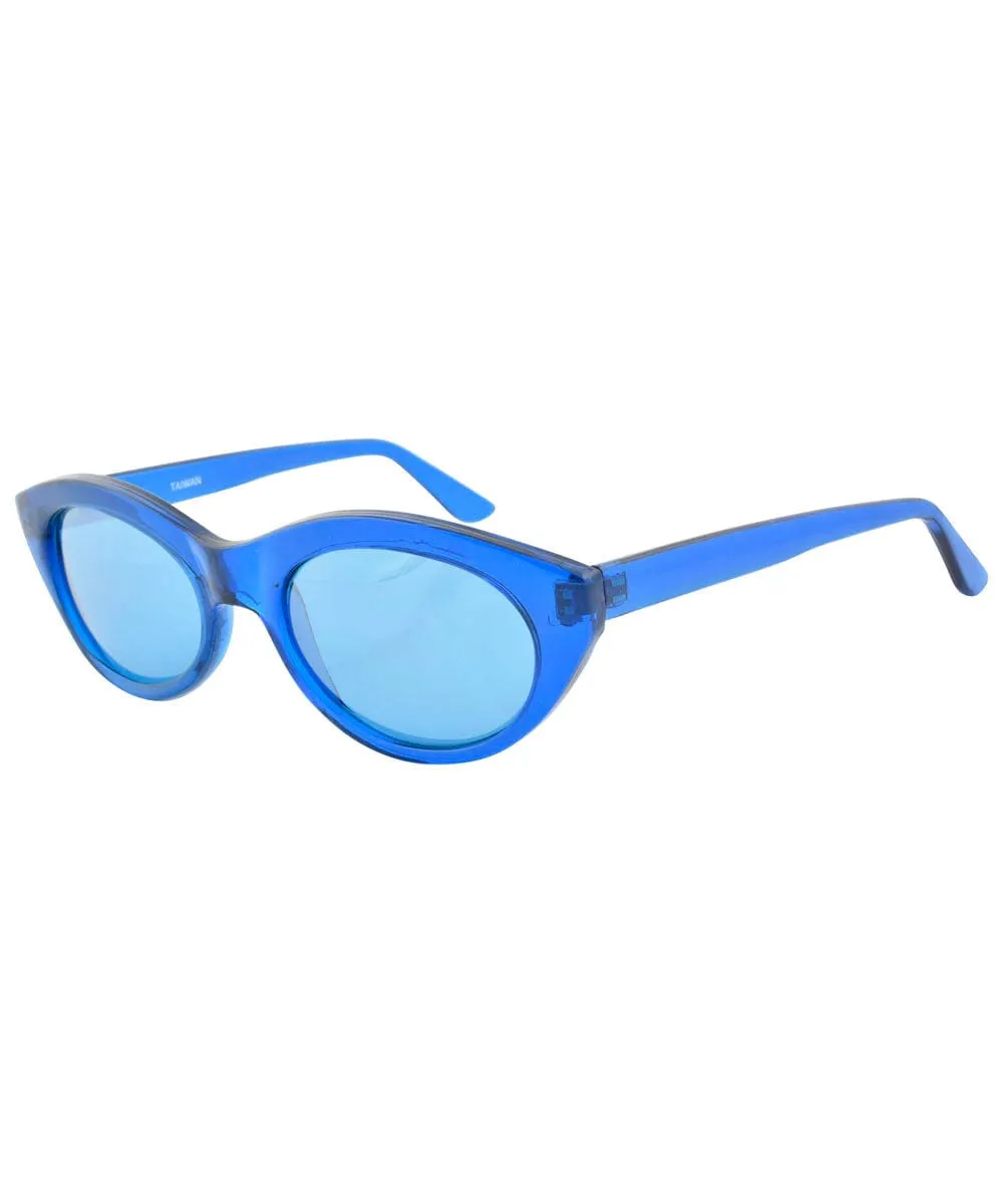 PECTIN Blue Cat-Eye Sunglasses sold by Giant Vintage product image thumbnail 2