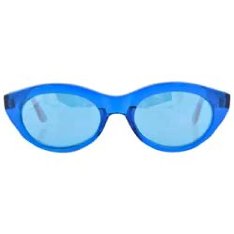 PECTIN Blue Cat-Eye Sunglasses sold by Giant Vintage