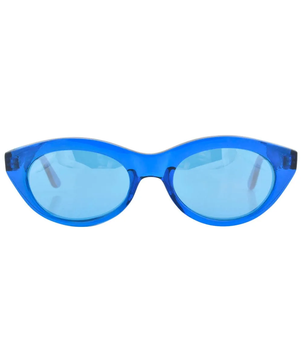 PECTIN Blue Cat-Eye Sunglasses sold by Giant Vintage product image thumbnail 3