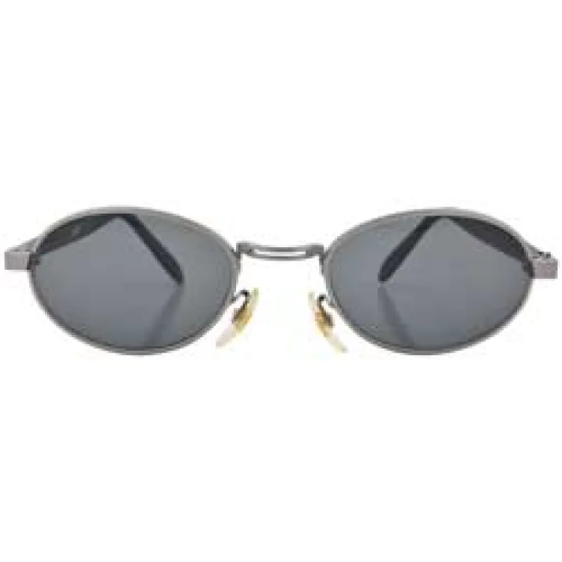 BOGGLE Gunmetal Oval Sunglasses sold by Giant Vintage