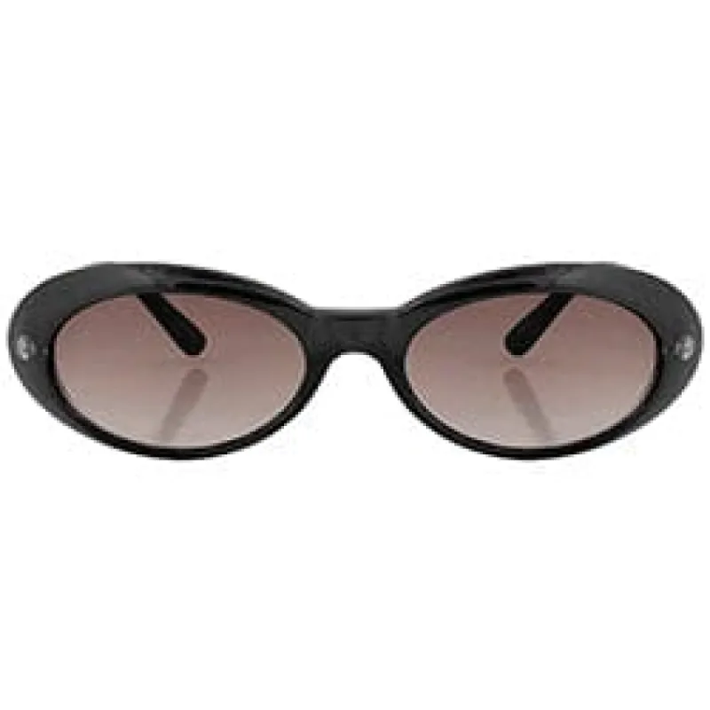 BITTERS Black Oval Sunglasses sold by Giant Vintage