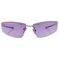 BEMUSE Purple Rimless Sunglasses sold by Giant Vintage