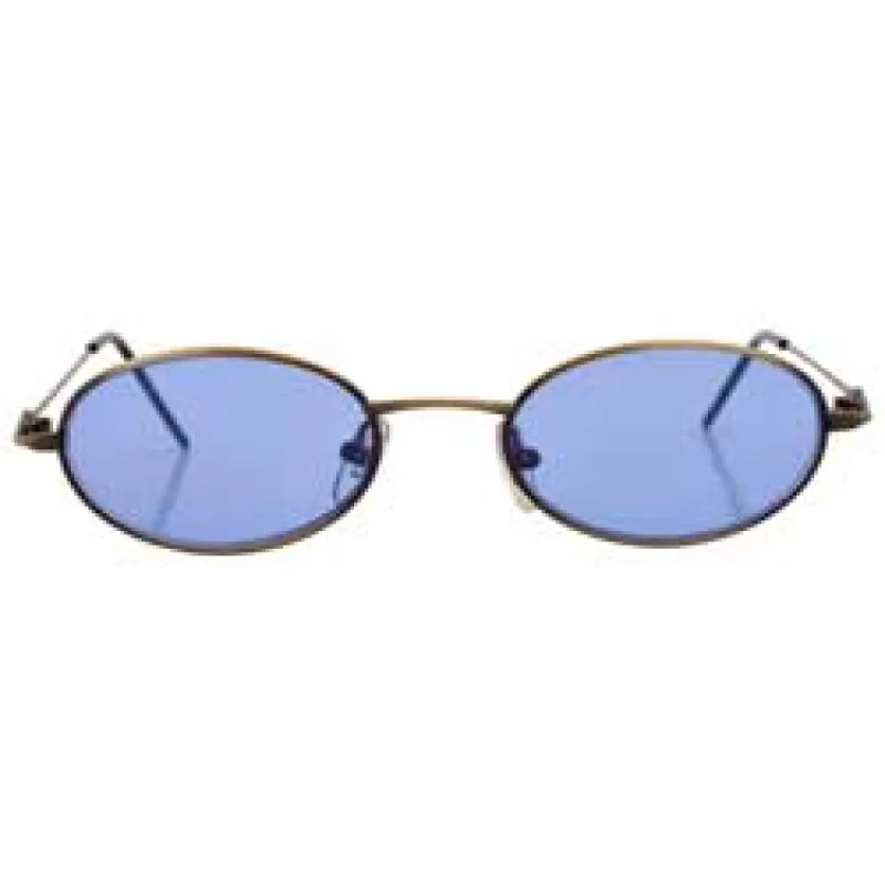 LEXICON Blue Oval Sunglasses sold by Giant Vintage