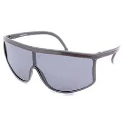 DAZED Charcoal Shield Sunglasses sold by Giant Vintage