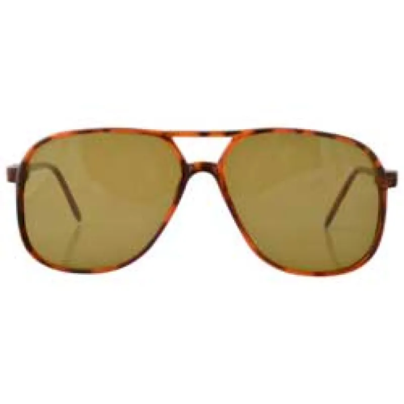 MINNESOTA Demi/Brown Aviator Sunglasses sold by Giant Vintage