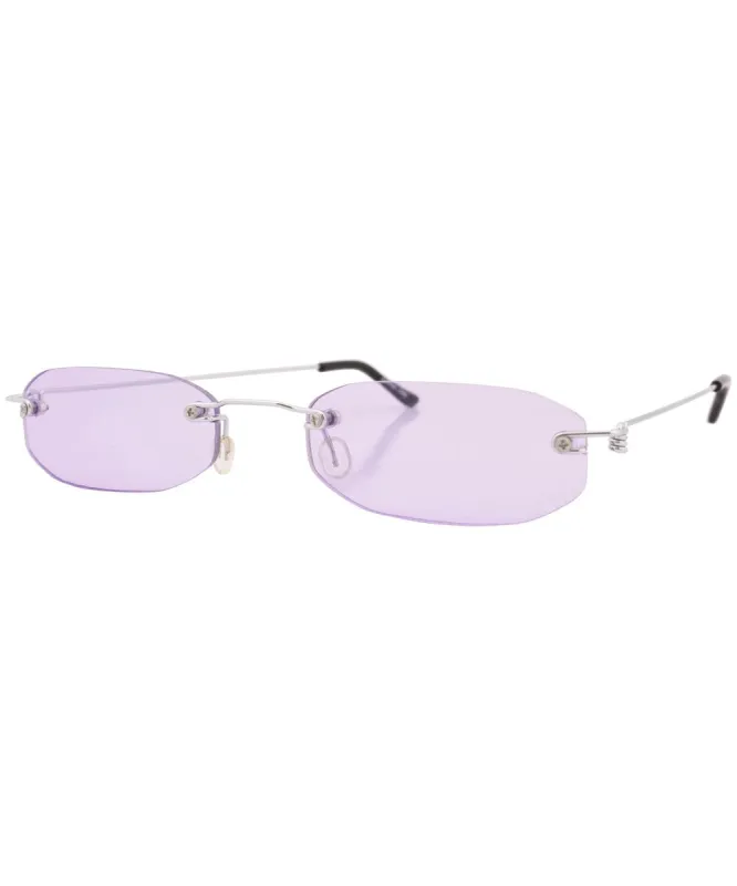 MONSTER Purple Micro Rimless Sunglasses sold by Giant Vintage