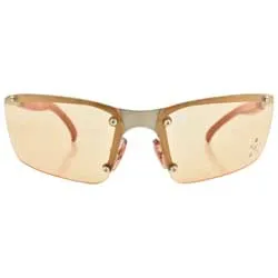 AMBIGUOUS Amber Rimless Sunglasses sold by Giant Vintage