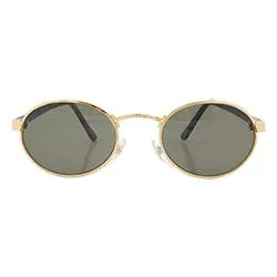 CANTER Gold Oval Sunglasses sold by Giant Vintage