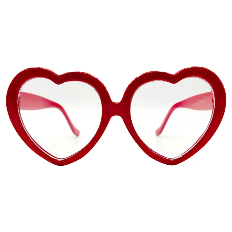 DEEPLY Clear Heart Glasses sold by Giant Vintage
