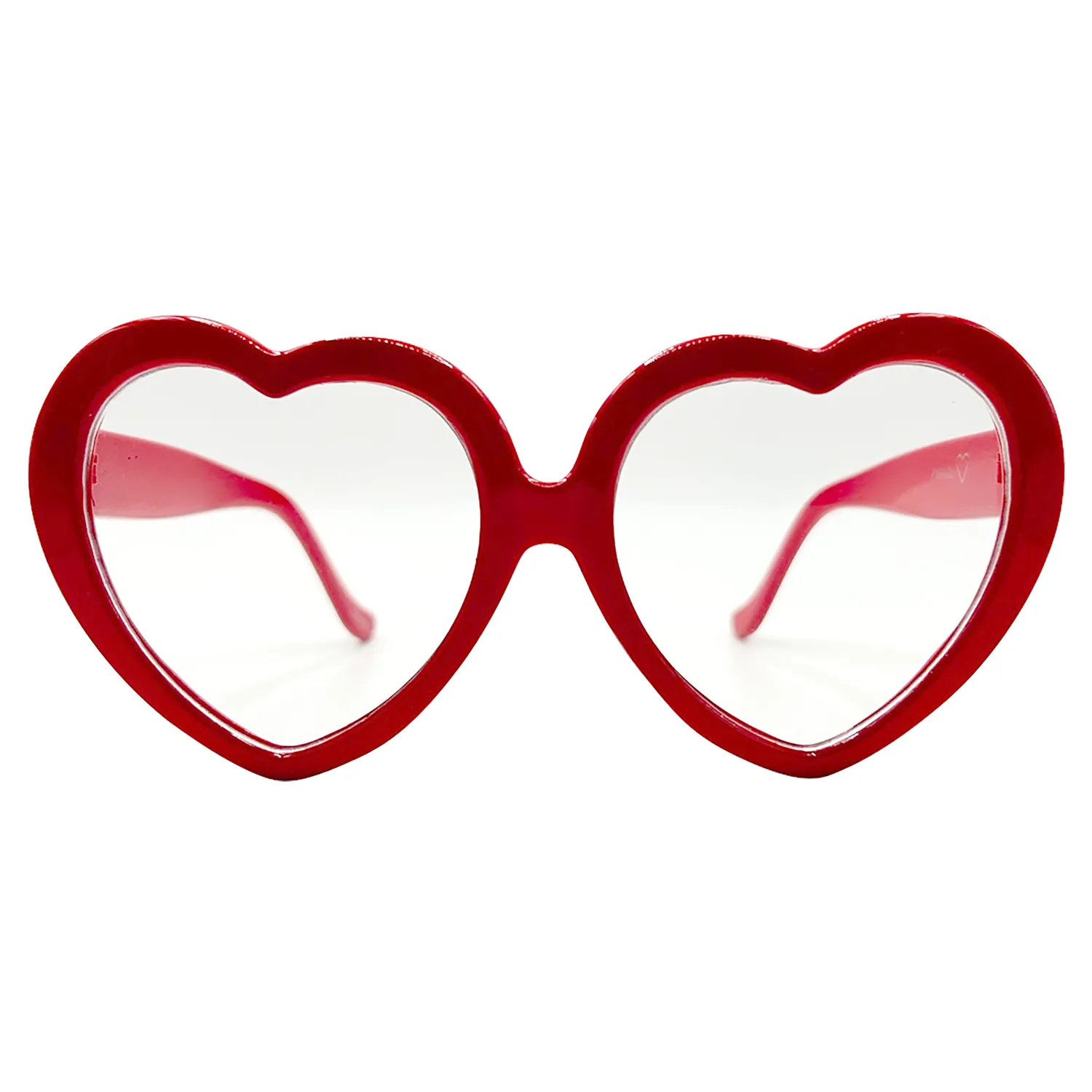 DEEPLY Clear Heart Glasses sold by Giant Vintage