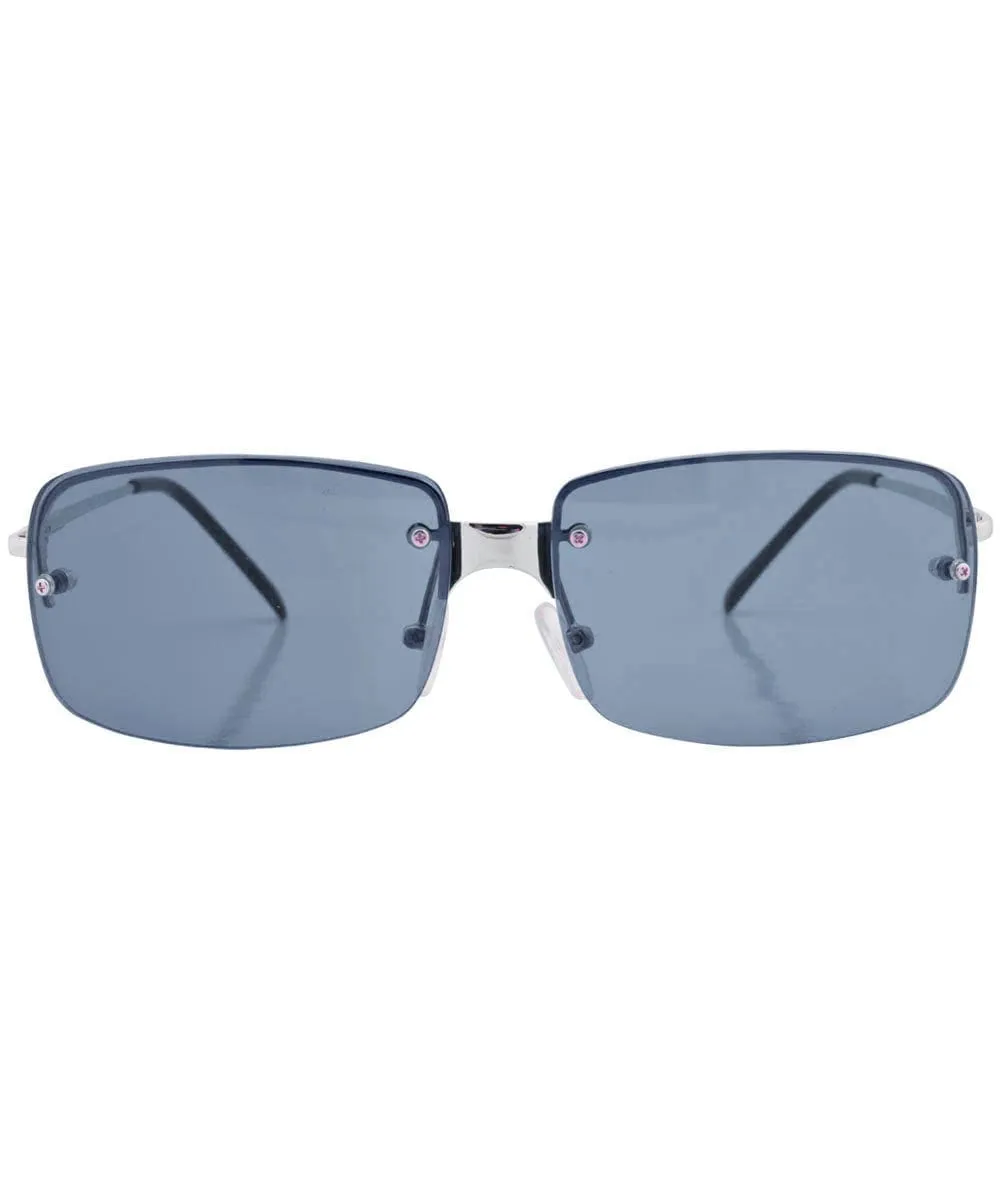 CHILLERZ Smoke Rimless Sunglasses sold by Giant Vintage product image thumbnail 3
