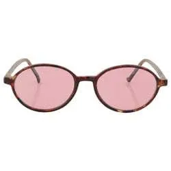 CARTER Demi/Pink Oval Sunglasses sold by Giant Vintage