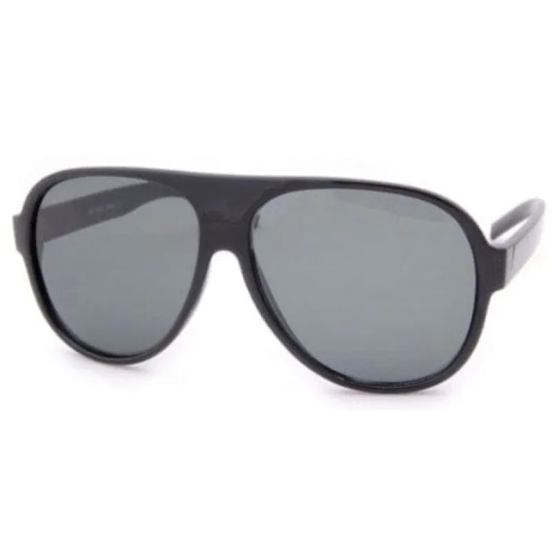 LOCO Black Aviator Polarized Sunglasses sold by Giant Vintage