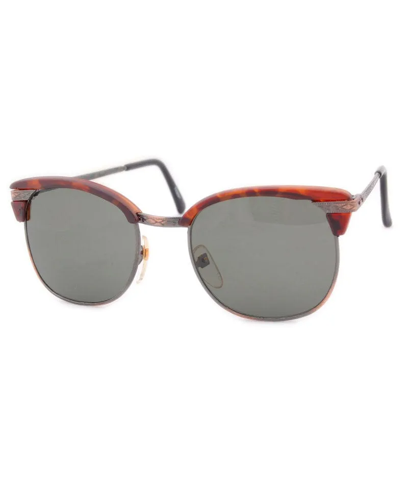 LOUIS Demi/Copper Browline Sunglasses sold by Giant Vintage product image thumbnail 2
