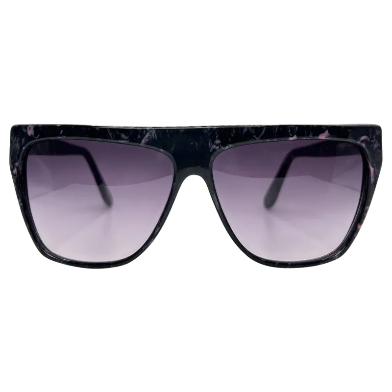 CARNIVAL Black 80s Sunglasses sold by Giant Vintage