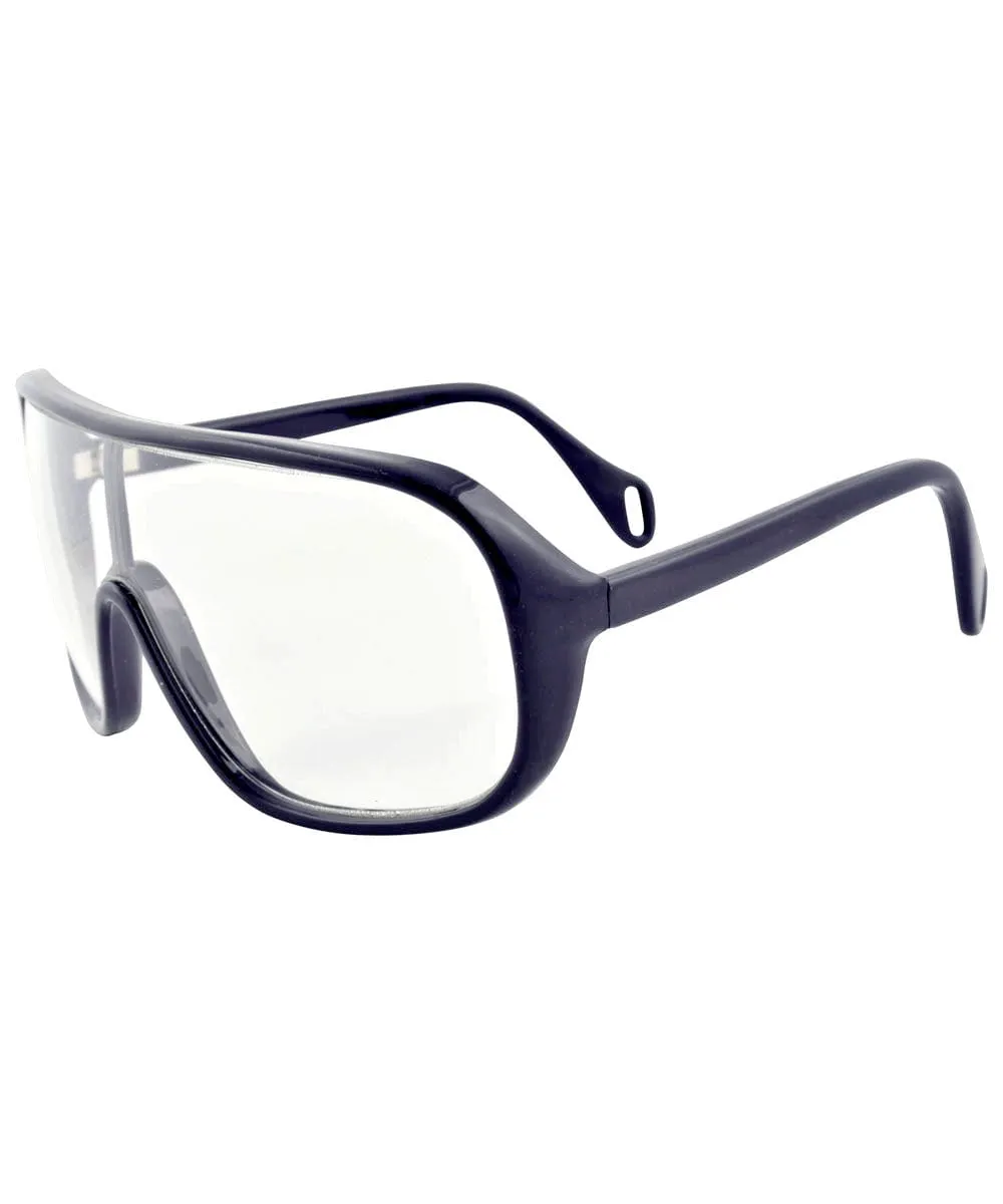 HOTDOG Midnight Blue/Clear Glasses sold by Giant Vintage product image thumbnail 2