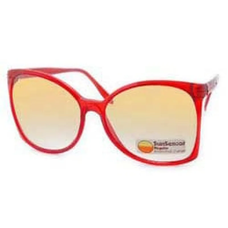 CX-WALLY Red Oversized Sunglasses sold by Giant Vintage