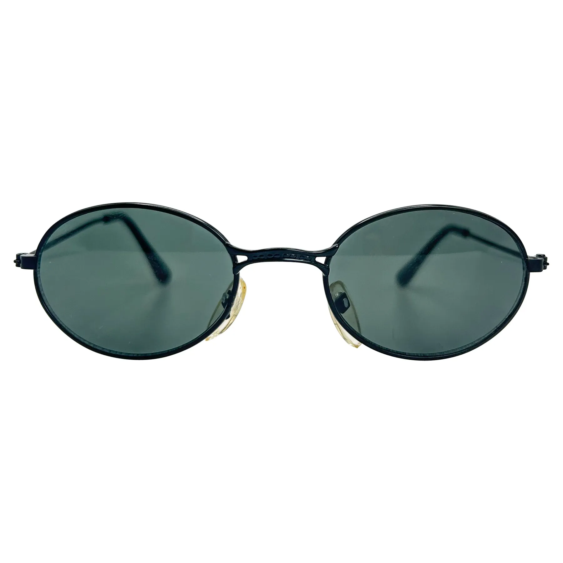 WEENIE Black Oval Sunglasses sold by Giant Vintage