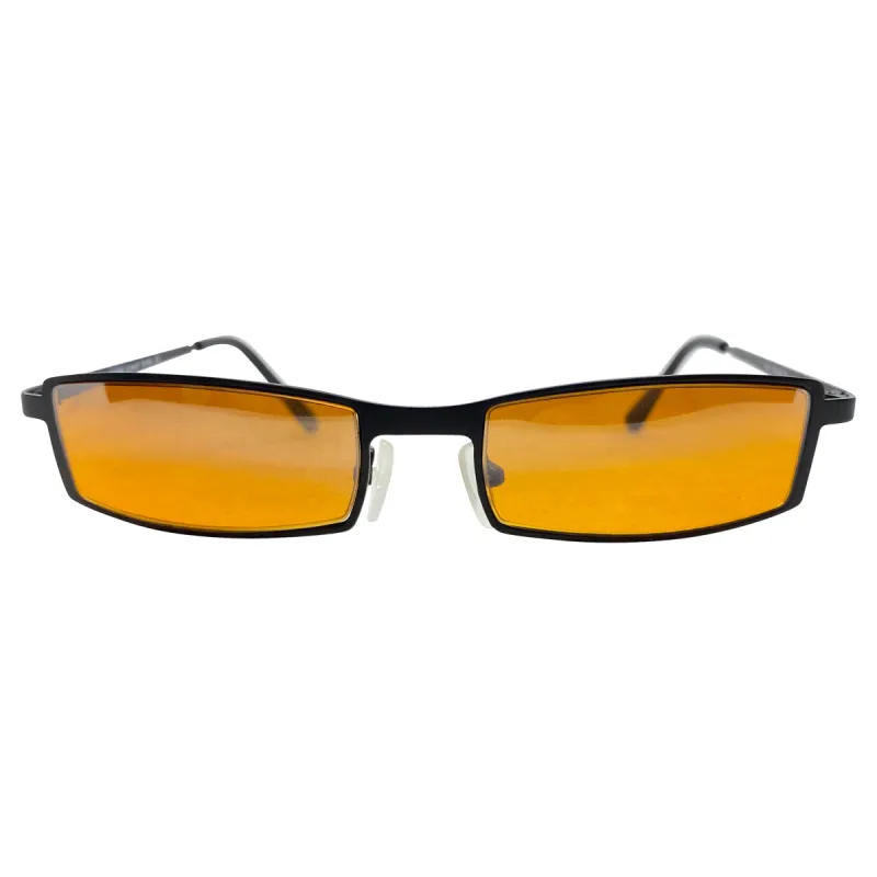 TITO Black/Orange Sunglasses | Blue-Blocker | Day Driving *As Seen On: Hailey Bieber* sold by Giant Vintage