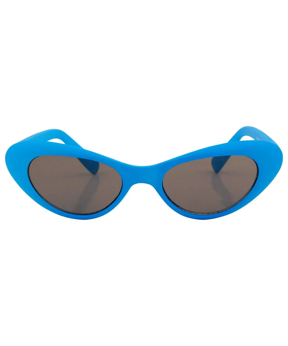 POW! Blue Cat-Eye Sunglasses sold by Giant Vintage product image thumbnail 3