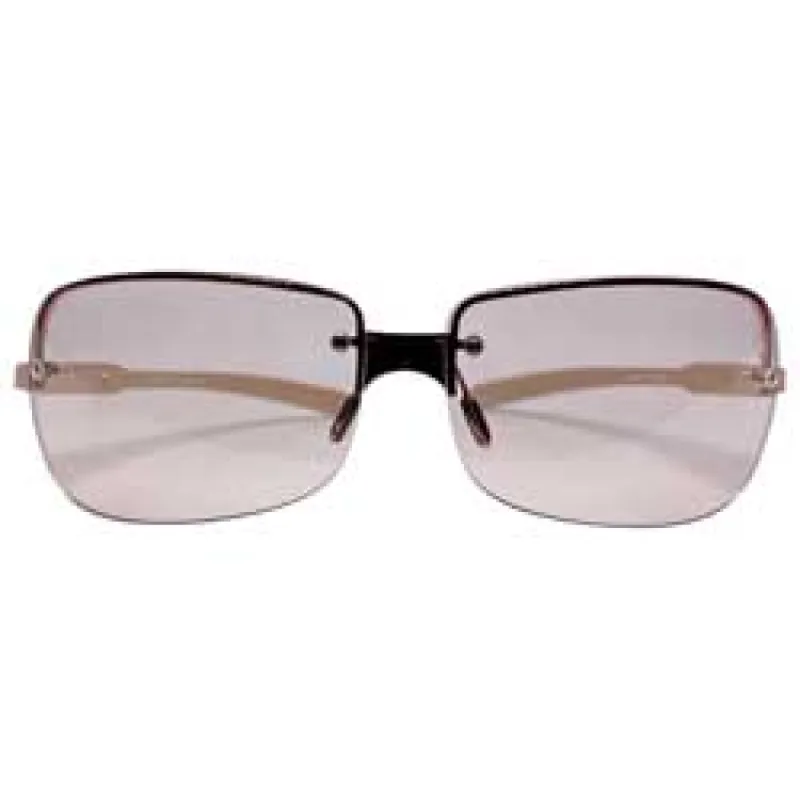 DOSE Rose Y2K Rimless Sunglasses sold by Giant Vintage