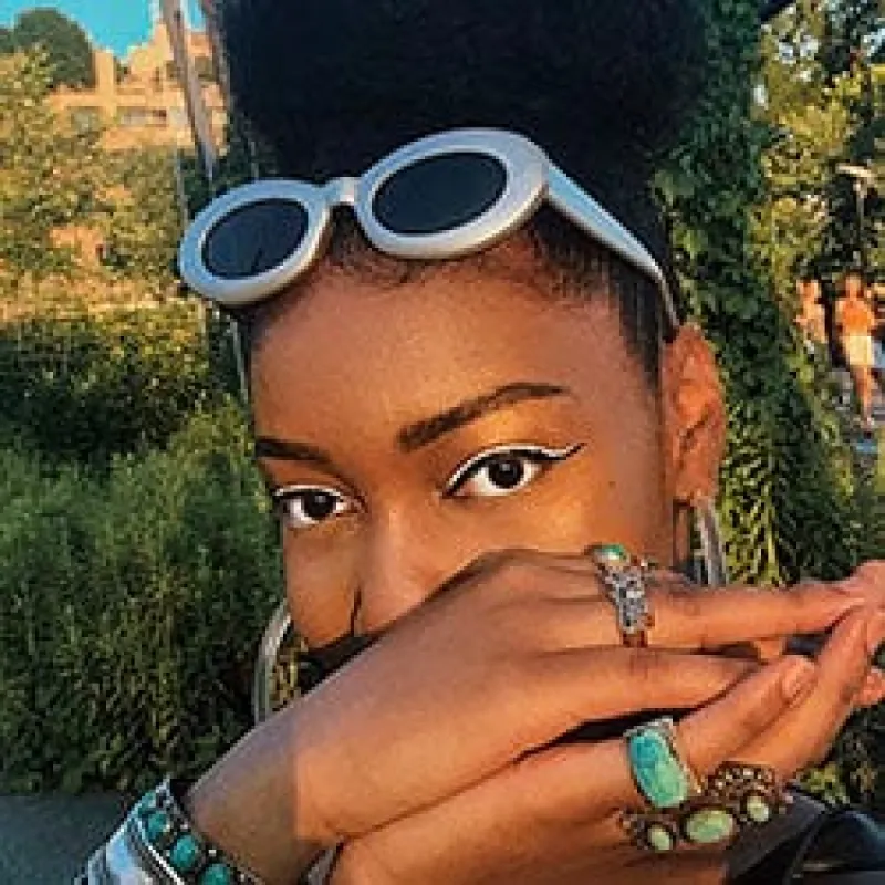 MARIGOLD Pearl/SD Cat-Eye Sunglasses sold by Giant Vintage