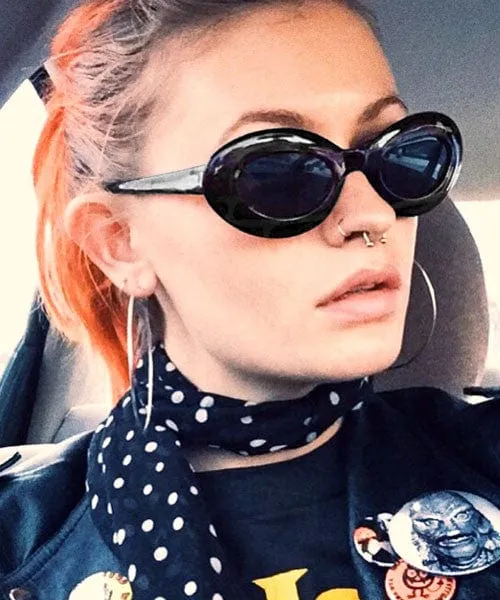 OBJECT Black Cat-Eye Sunglasses sold by Giant Vintage product image thumbnail 3