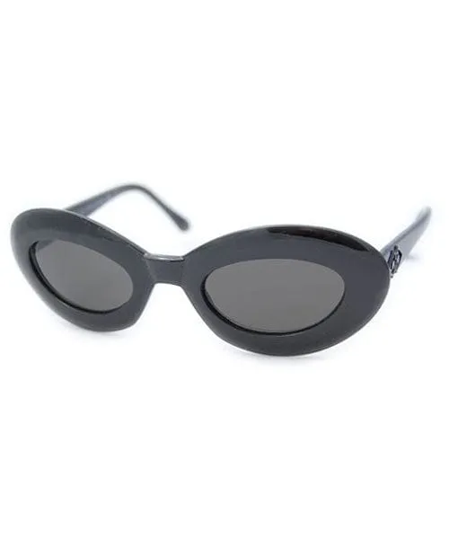 OBJECT Black Cat-Eye Sunglasses sold by Giant Vintage product image thumbnail 2