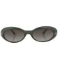 BITTERS Green Oval Sunglasses sold by Giant Vintage