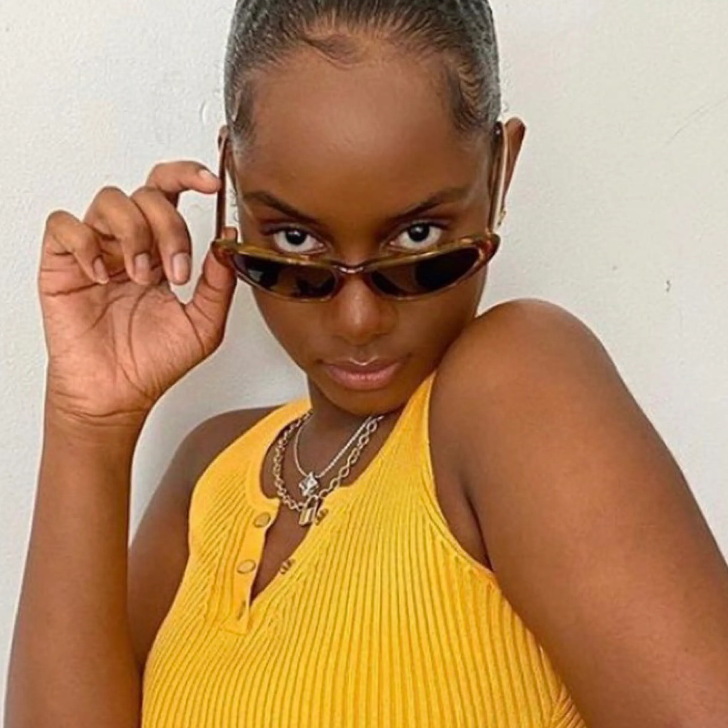 BLADE Demi Fashion-Forward Sunglasses sold by Giant Vintage product image thumbnail 2