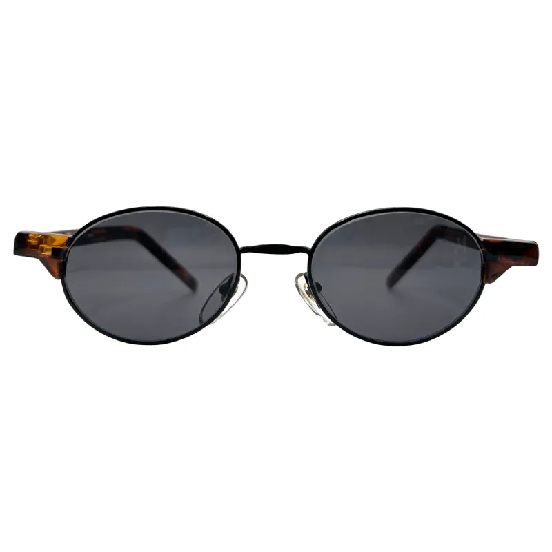 CESSNA Demi/Black/Super Dark Oval Sunglasses sold by Giant Vintage
