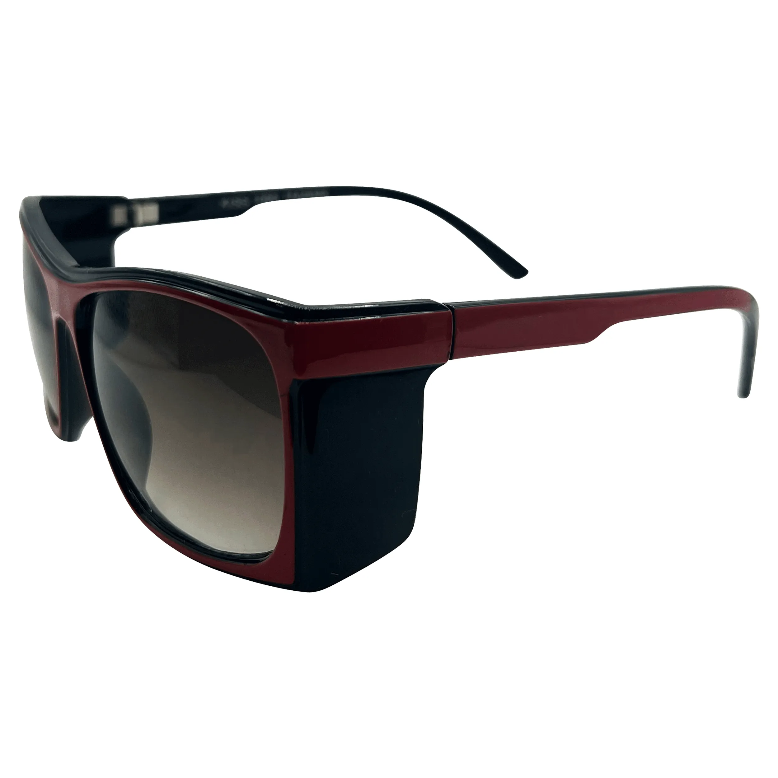 X-RAY Red 80s Square Shield Sunglasses sold by Giant Vintage product image thumbnail 2