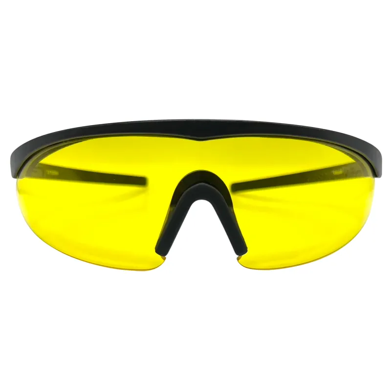 GOLDEN Wraparound Ski-Style Shield Sunglasses sold by Giant Vintage