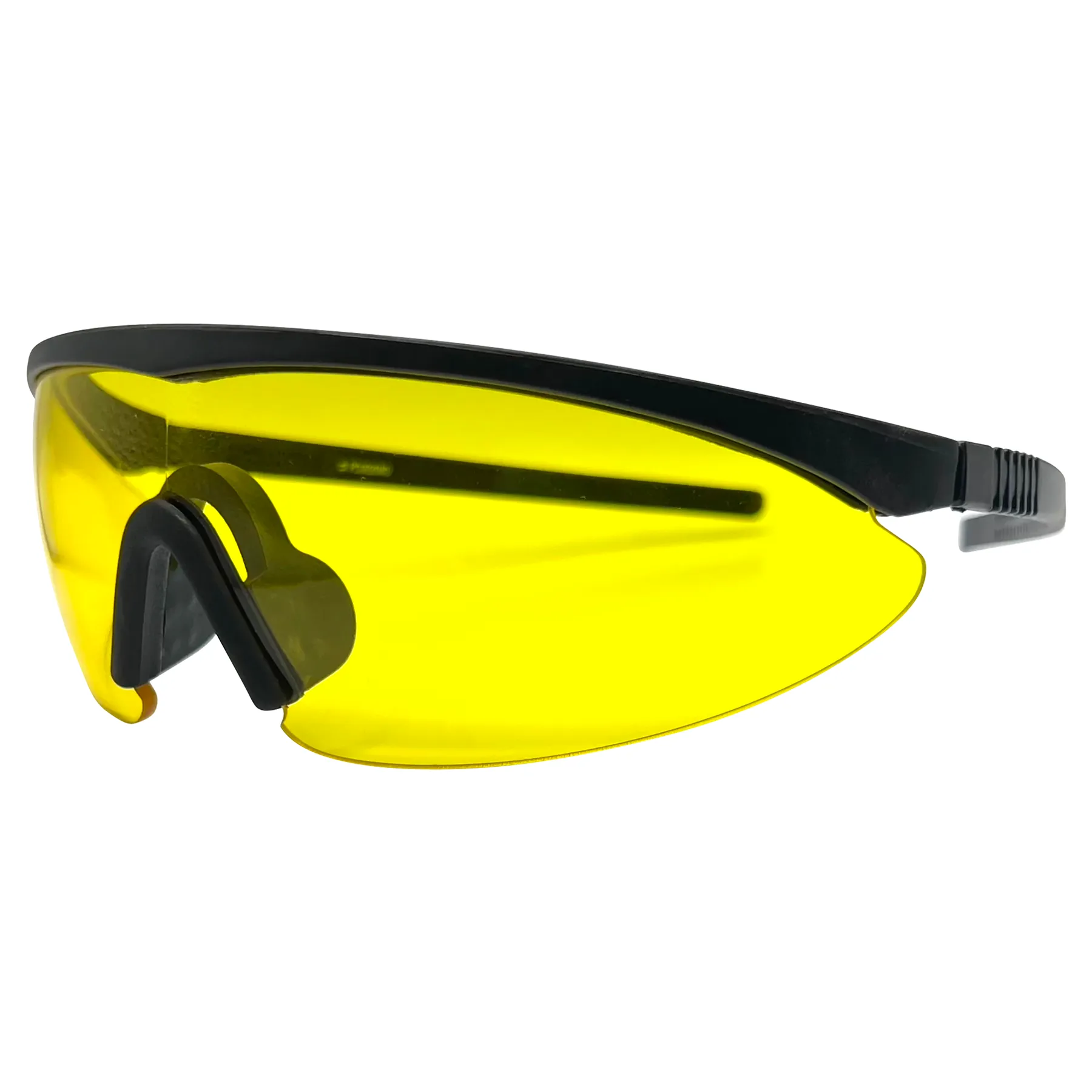 GOLDEN Wraparound Ski-Style Shield Sunglasses sold by Giant Vintage product image thumbnail 2