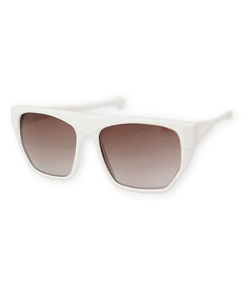 REBEL White 80s Sunglasses sold by Giant Vintage product image thumbnail 2