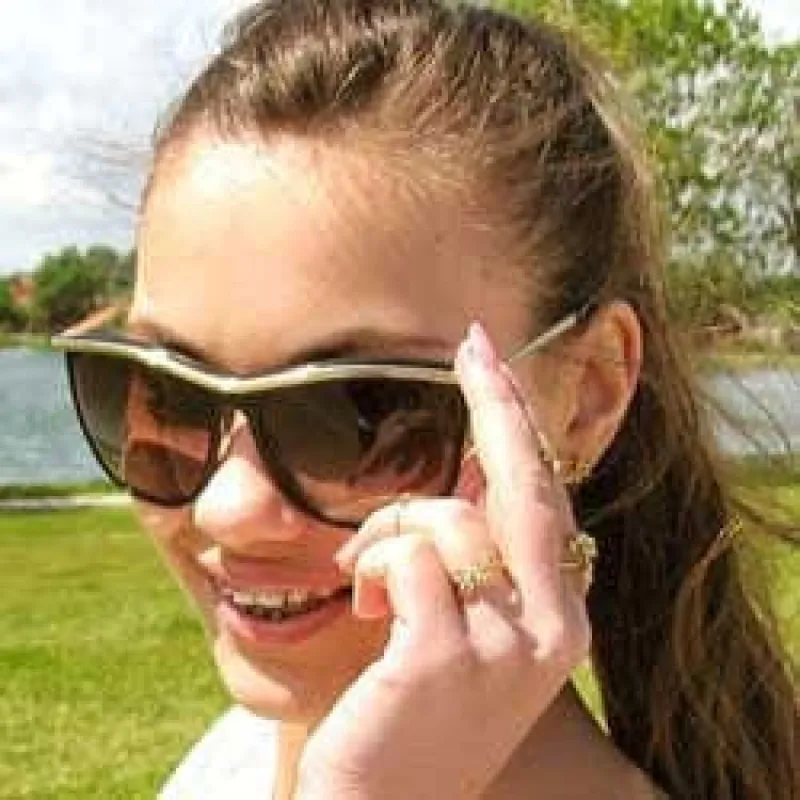 ROMY Black Cat-Eye Sunglasses sold by Giant Vintage