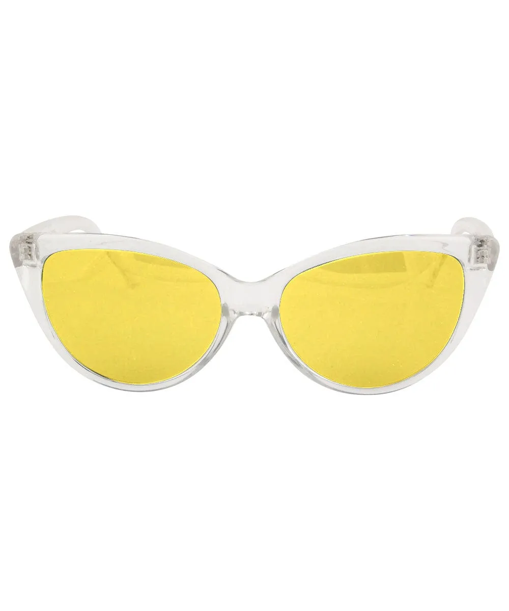 FELINE Crystal/Yellow sold by Giant Vintage product image thumbnail 3