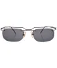 PLUS GOOD Gunmetal Rimless Sunglasses sold by Giant Vintage
