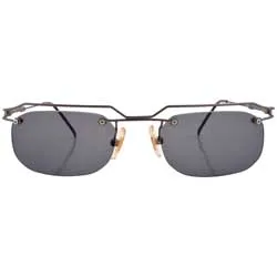 PLUS GOOD Gunmetal Rimless Sunglasses sold by Giant Vintage